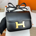 HERMES Constance Bag 19cm  black