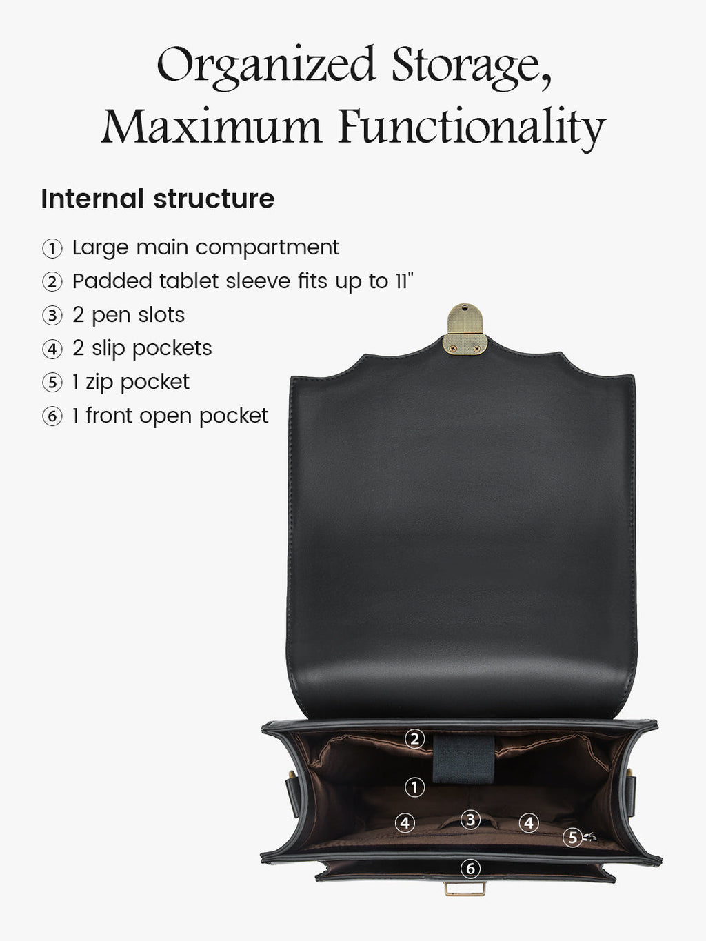 Aria Vintage Backpack for Laptops 15.6 Inches