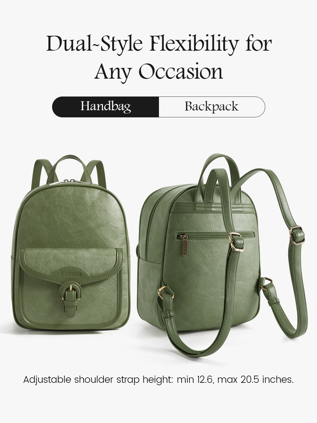 Evelina Washable Paper Mini Backpack