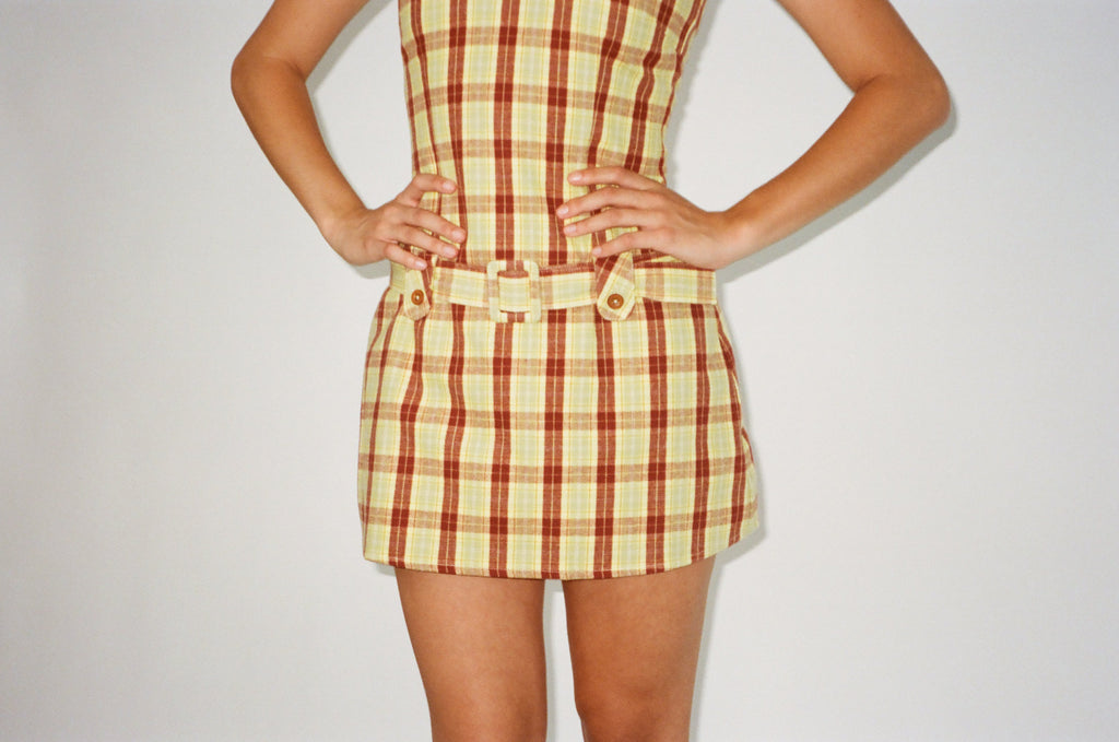 Belted Mini Dress