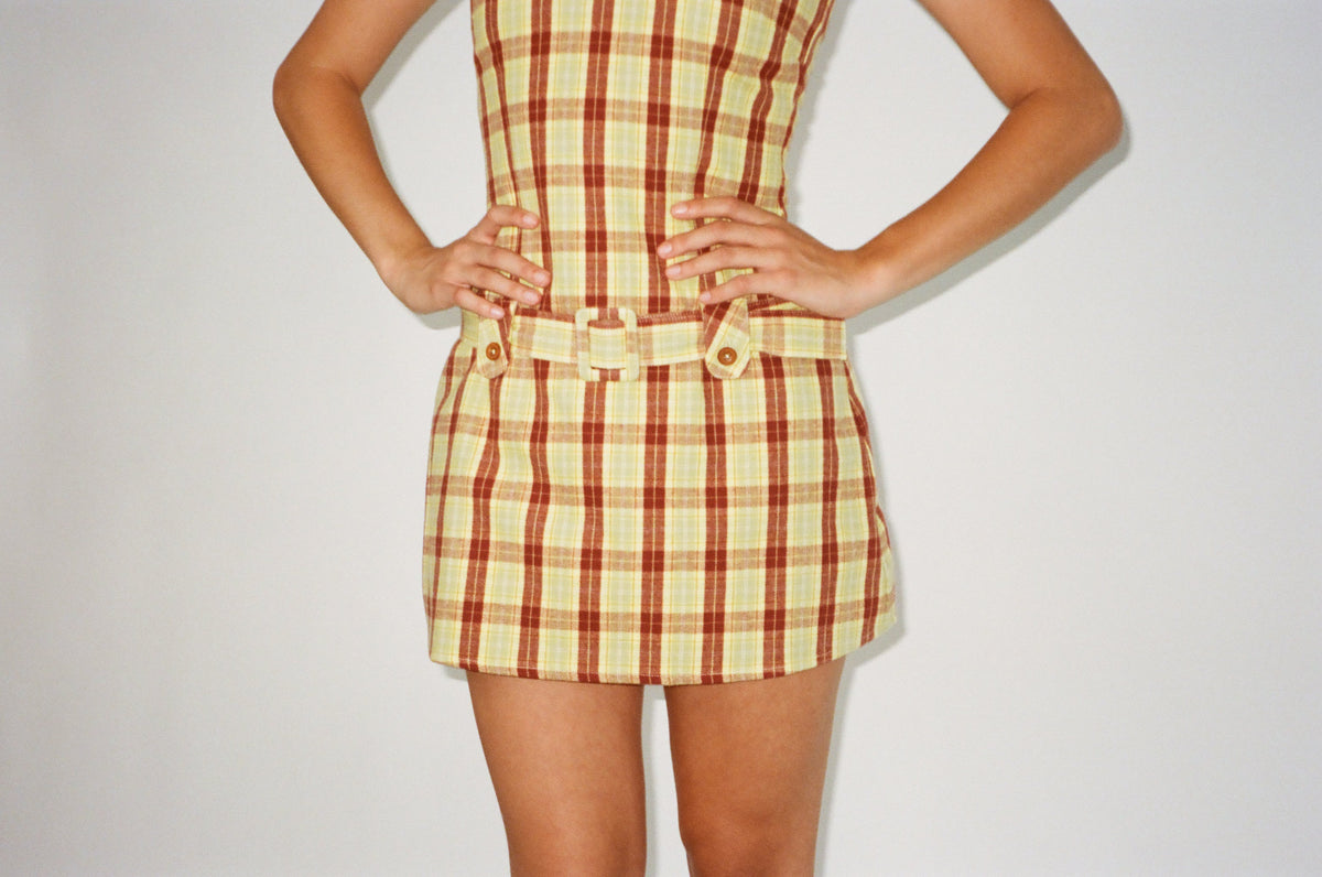 Belted Mini Dress