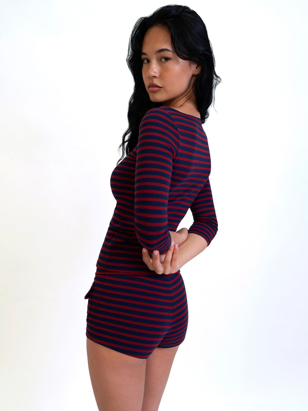Button Mini Shorts