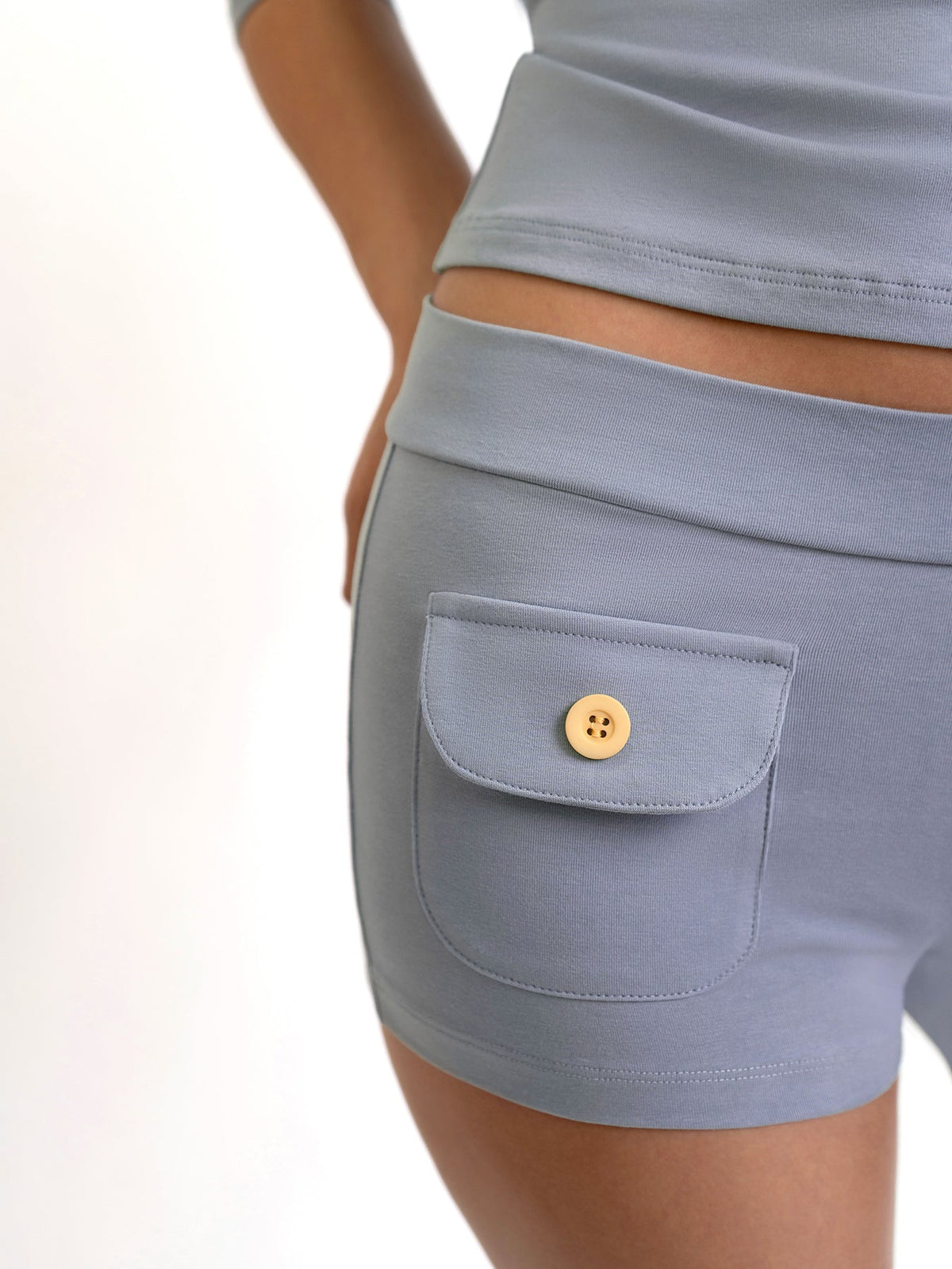 Button Mini Shorts