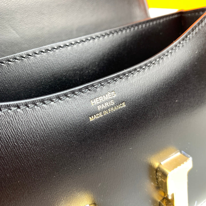HERMES Constance Bag 19cm  black