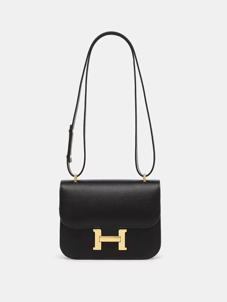 HERMES Constance Bag 19cm  black