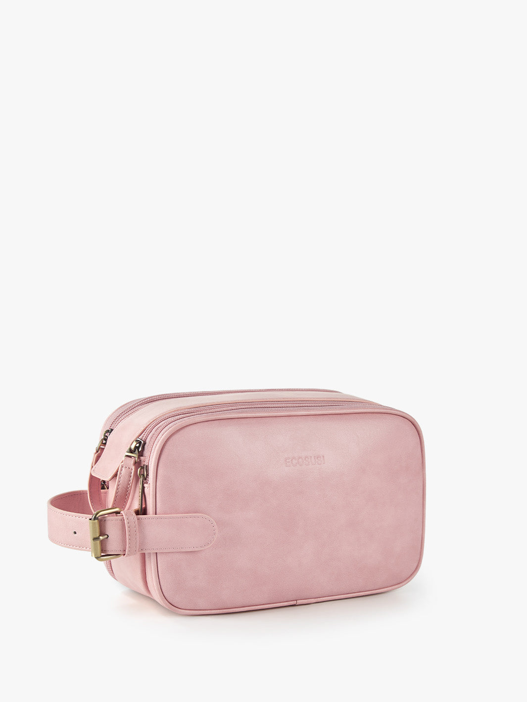 Elena Large Vegan Leather Toiletry Bag